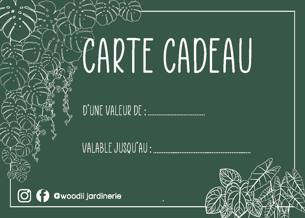 Carte cadeau WOODII